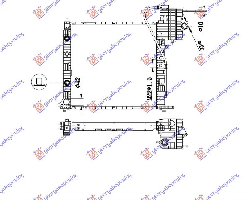 HLAD.BENZ/DIZ.MAN/AUTO +A/C(57x56)