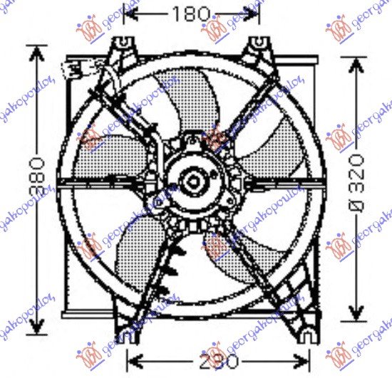 VENTILATOR KOMPLET BEN-DIZ (MANUEL-AUTOM