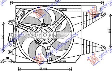 VENTILATOR KOMPLET (ABARTH)