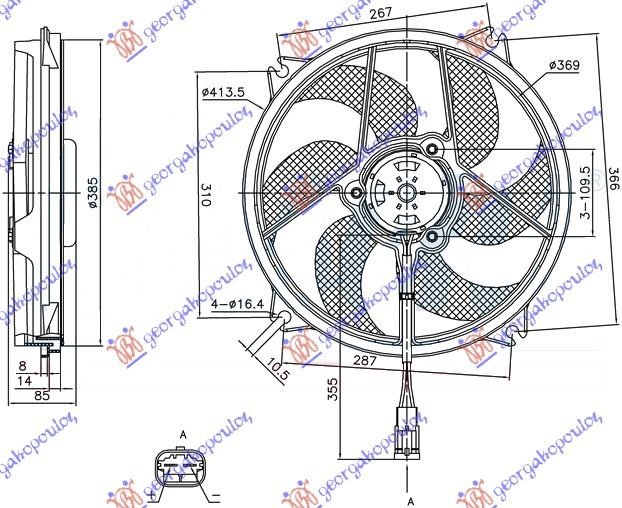 VENTILATOR KOMPLET BEN-DIZ