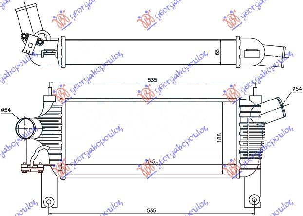 HLAD MOT. 2.5 TD (60x68.5x36)AUTOMATIK