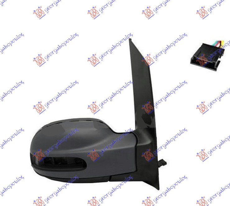 RETROVIZOR ELEKTRICNI SA GREJACEM (OTVOR ZA MIGAVAC) (VIANO)