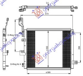 HLADNJAK KLIME  1.1cc 12V (41x34)