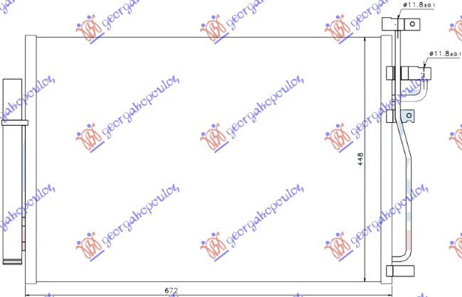 HLAD. KLIME 2.4-3.2 BENZ-2.2CDTi(64x45.5