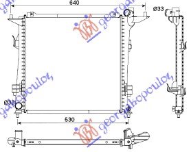 HLADNJAK MOTORA 2.0 CRDi (45x45.5x14)