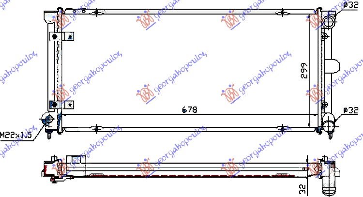 HLAD.MOT.BEN-DIZ +/-A/C(675x320x34)VALE