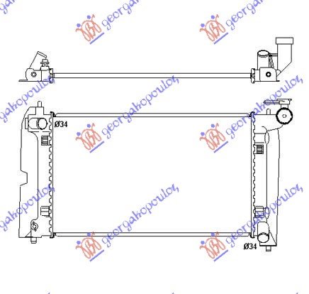 HLAD MOTORA  1.4-1.6 (60x35) ENGLESKA