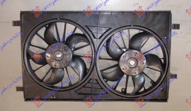 VENTILATOR KOMPLET BENZIN-DIZEL DUPLI