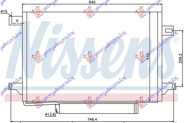 HLADNJAK KLIME DIZEL (60x41x12) (BUS)