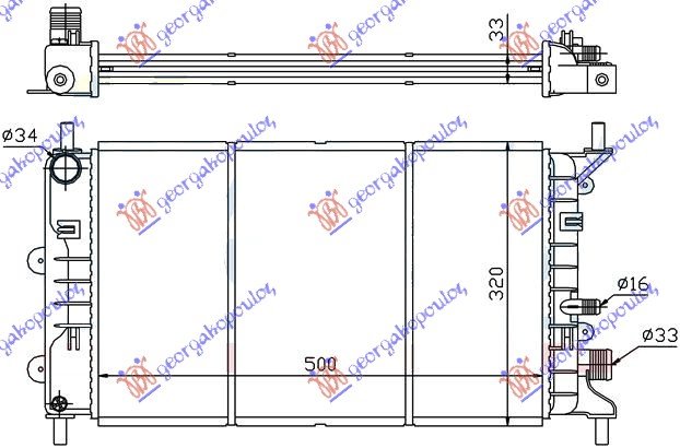 HLAD MOTORA 1.4-1.4I-1.6i(50x30)