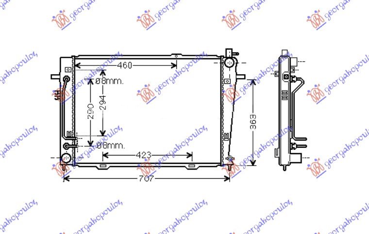 HLAD MOT. 2.0 CRDi (64x45.5x18)AUTOMATIK