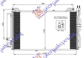 HLADNJAK KLIME 1.5 CRDi (61x36)