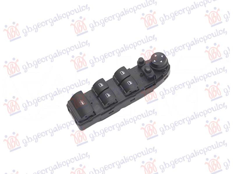 PREKIDAC U PREDNJIM VRATIMA (4 TASTERA) (ELEKTRO-SKLOPIV RETROVIZOR) (18 PIN)
