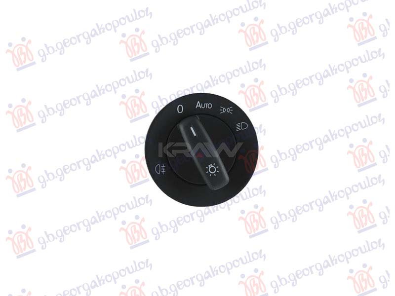 PREKIDAC ZA FAROVE CRNI (AUTO/PREDNJE MAGLENKE/ZADNJE MAGLENKE) (10 PIN)