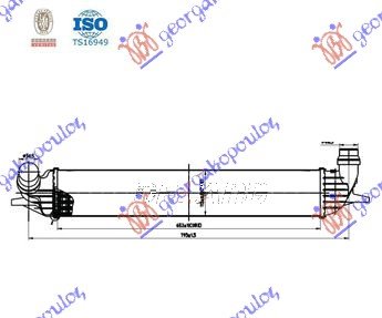 HLAD INTERC. 2.0i16V-2.0DCi(648x114x106)