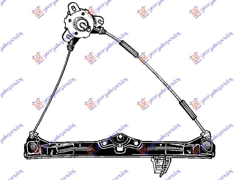 PODIZAC PROZORA MEHANICKI 3 VRATA (A KVALITET)
