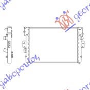 HLADNJAK MOTORA 2.3/2.8 DIZEL (-AC) (650x450x32) (MARELLI)