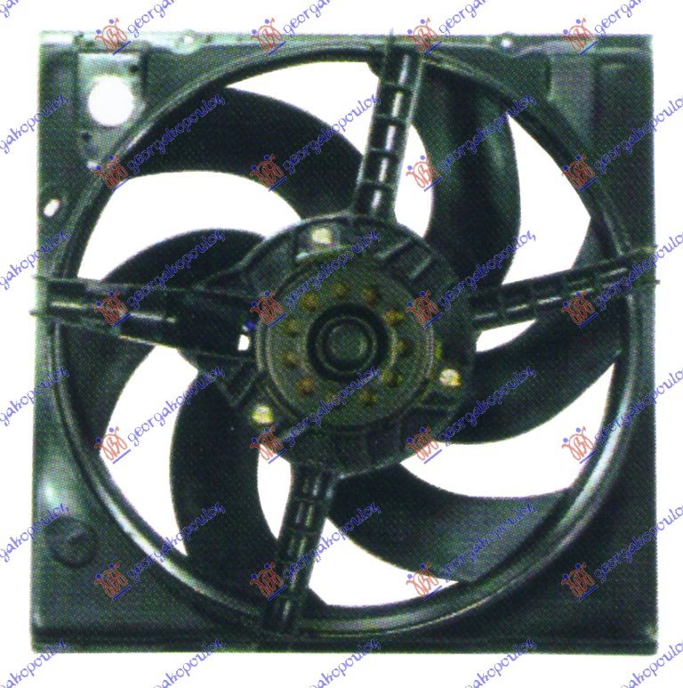 VENTILATOR KOMPLET(38cm) +A/C BEN-DIZ