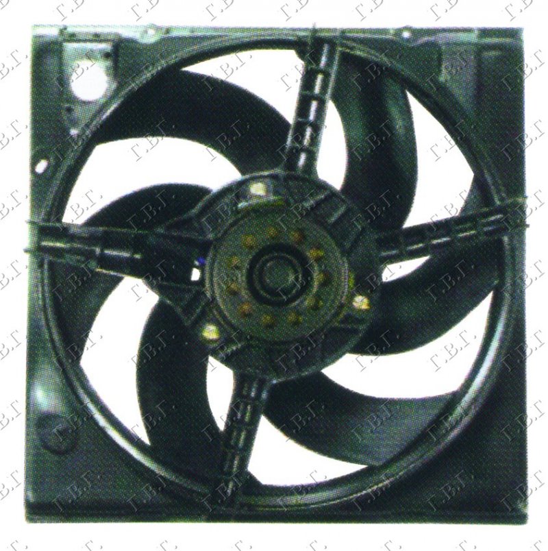 VENTILATOR KOMPLET(38cm) +A/C BEN-DIZ