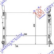 HLAD MOTORA  1.5 DCi (56x41.8x26)