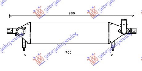 HLAD. INTERC. 1.6 DCi (610x160x64) R9M