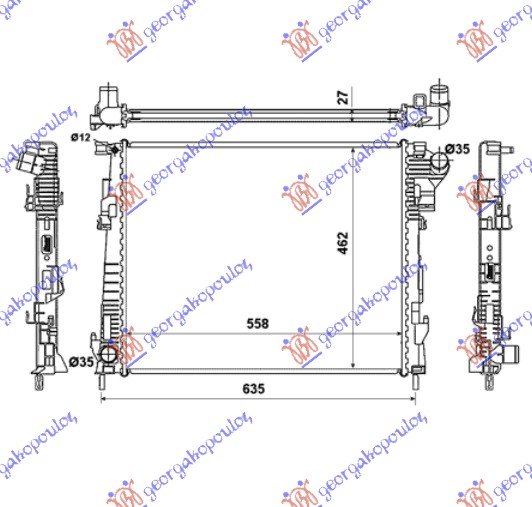 HLAD 2.0CDTi -AC (56x44.9)BEZ START/STOP