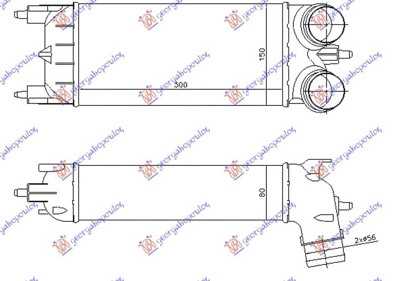 HLAD.INTERC.1.6 THP BENZIN(300x150x80)