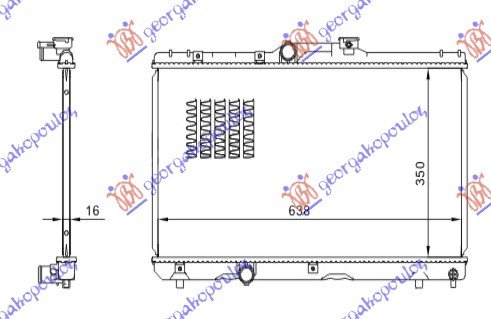 HLAD MOTORA 1.3-1.6 +/-A/C (63.8x35)