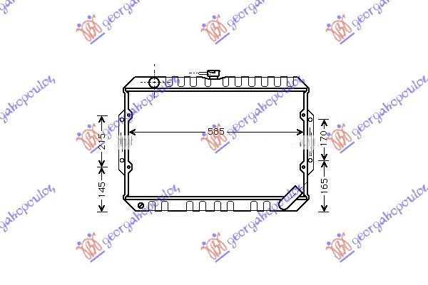 HLAD.MOTORA 2.5 T.DIZEL+/-A/C(40x60)