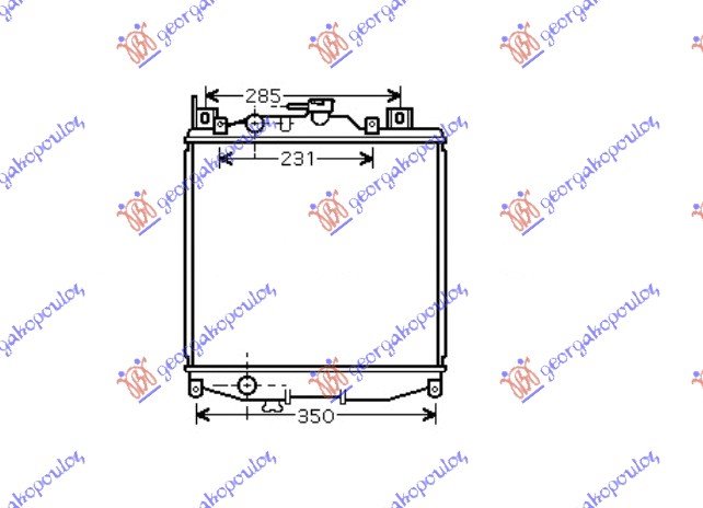 HLADNJAK MOTORA 1.0i 16V (35x36)