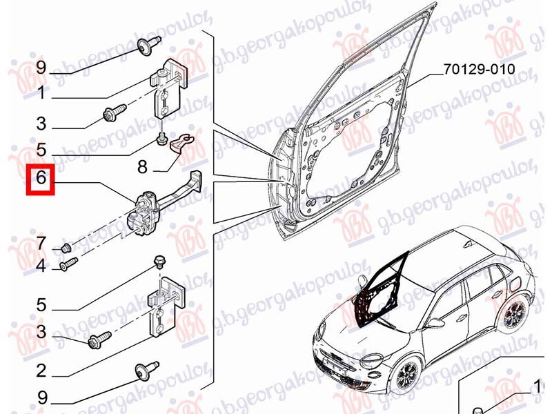 GRANICNIK PREDNJIH VRATA (O)