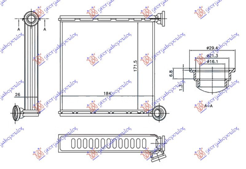 GREJAC U KABINI(BR)(172x184x26)T.VALEO