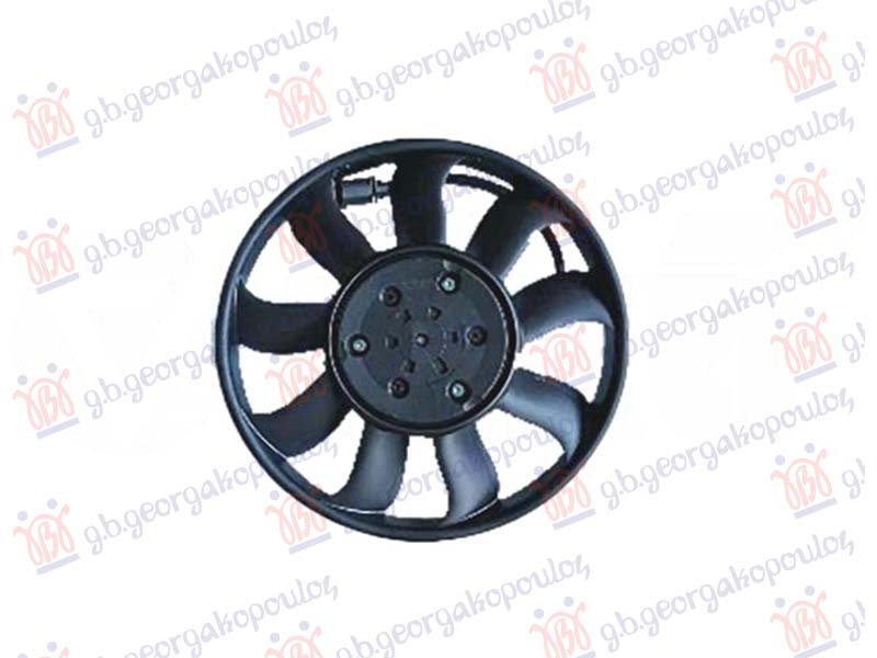 VENTILATOR 3.0 DIZEL - 4.0 BENZIN (MOTOR+ELISA) (DESNO) (390mm) (600W)