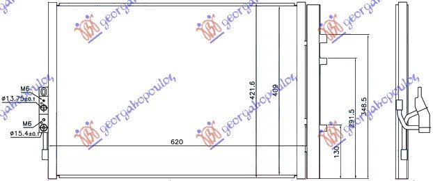 HLADNJAK KLIME 3.0i-24V (56.5x41.7)