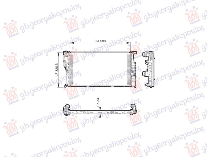 HLADNJAK MOTORA 3.0 BENZIN/DIZEL (AUTO) (600x335) (VALEO)