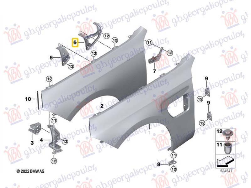 NOSAC BLATOBRANA GORNJI CENTRALNI METAL