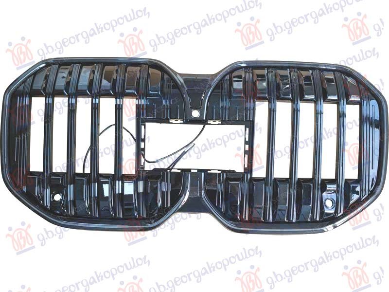 PVC MASKA CRNA (2 PDC SENZORA) (KAMERA) (SHADOW-LINE) (M-SPORT)