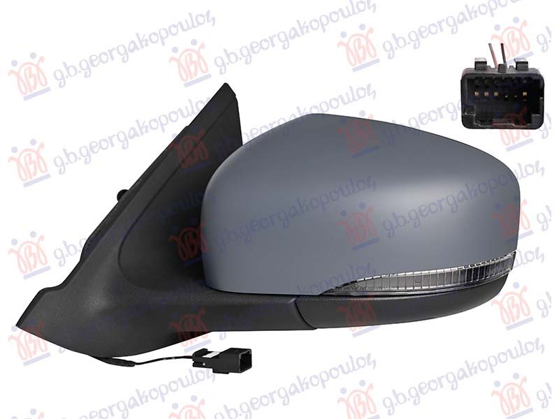 RETROVIZOR MEHANICKI SA SAJLOM PM (MIGAVAC) (12 OTV/2 PIN) (A KVALITET)