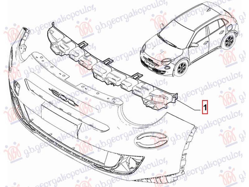 SINA PREDNJEG BRANIKA PLASTICNA (O)