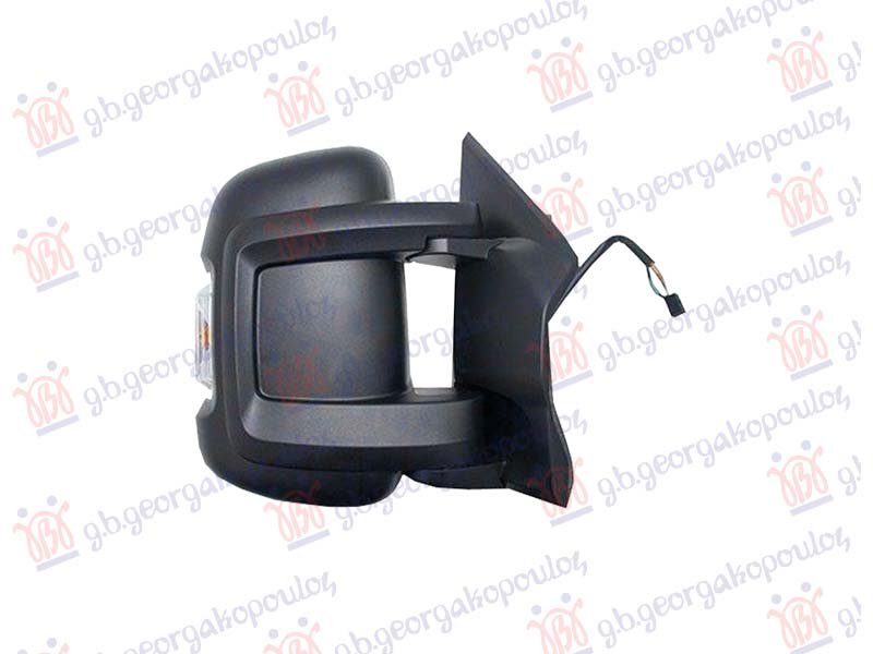 RETROVIZOR ELEKTRICNI SA GREJACEM (MIGAVAC) (MRTAV UGAO) (POZICIONO SVETLO 16W) (10 PIN) (KONVEKSNO STAKLO)
