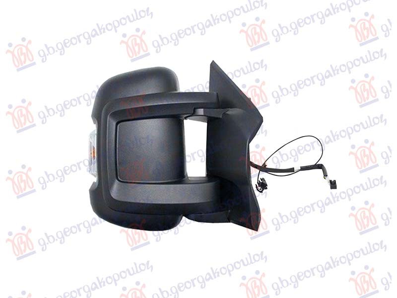 RETROVIZOR ELEKTRICNI SA GREJACEM (MIGAVAC) (ANTENA) (MRTAV UGAO) (POZICIONO SVETLO 16W) (10 PIN) (KONVEKSNO STAKLO)