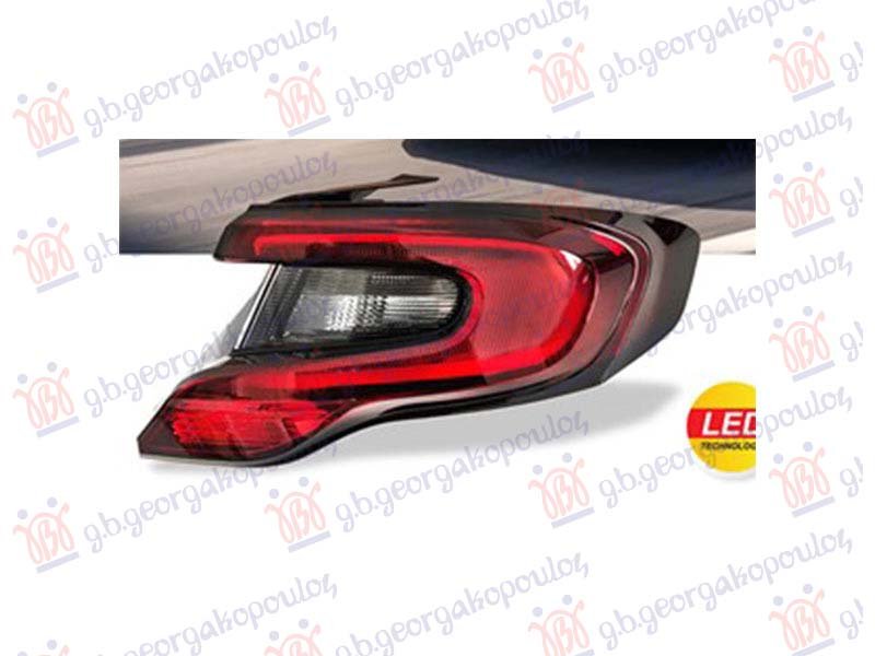 STOP LAMPA SPOLAJSNJA LED (SEDAN) (TURSKA)