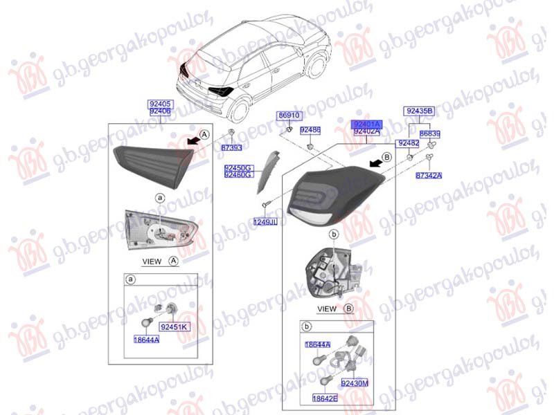 STOP LAMPA SPOLJASNJA (O)