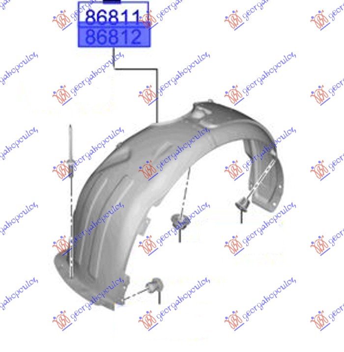 POTKRILO (SA ZVUCNOM IZOLACIJOM) PLASTICN (A KVALITET)