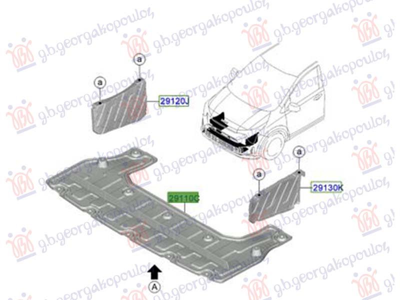 ZASTITA MOTORA PLASTICNA (O)