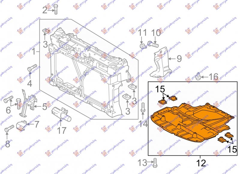 ZASTITA MOTORA PLASTICNA 1.8 BENZIN