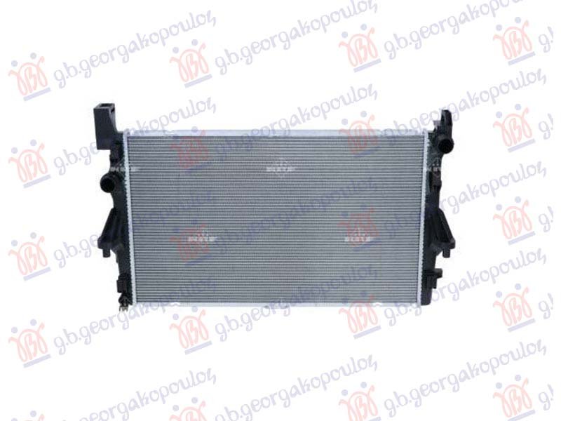 HLADNJAK MOTORA 1.6 CDI (+AC) (690x418x26) (NOSACI NA SREDINI) (NRF)