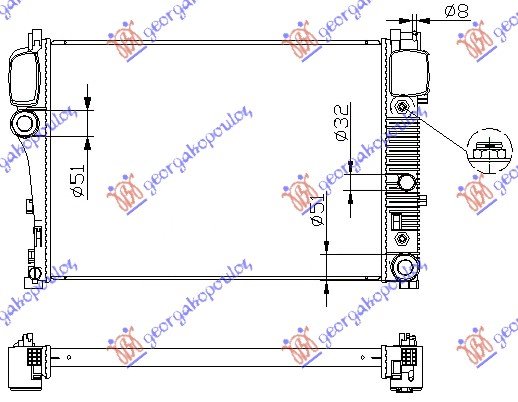 HLAD MOTORA (64x44x47)AUTO