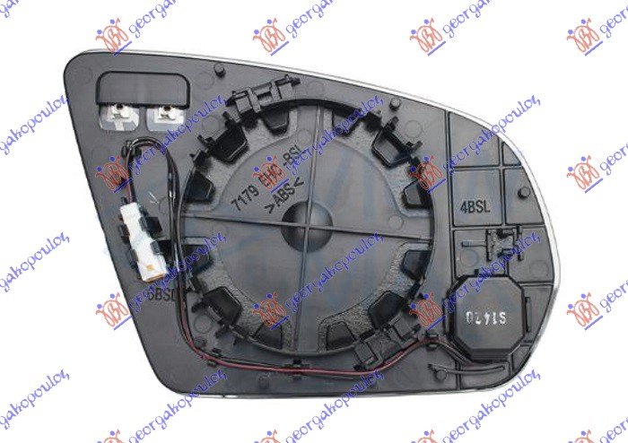 STAKLO RETROV. SA GREJ (MRT.U) E-HROM 6P