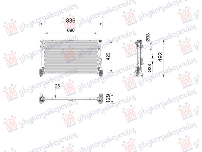 HLADNJAK MOTORA 2.1 DIZEL (691x418) (NRF)